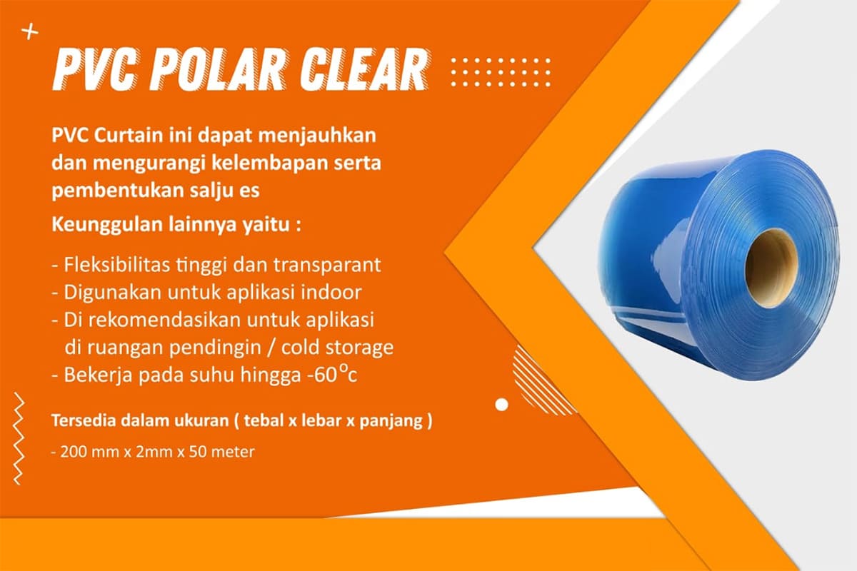 Strip curtain surabaya produk 4