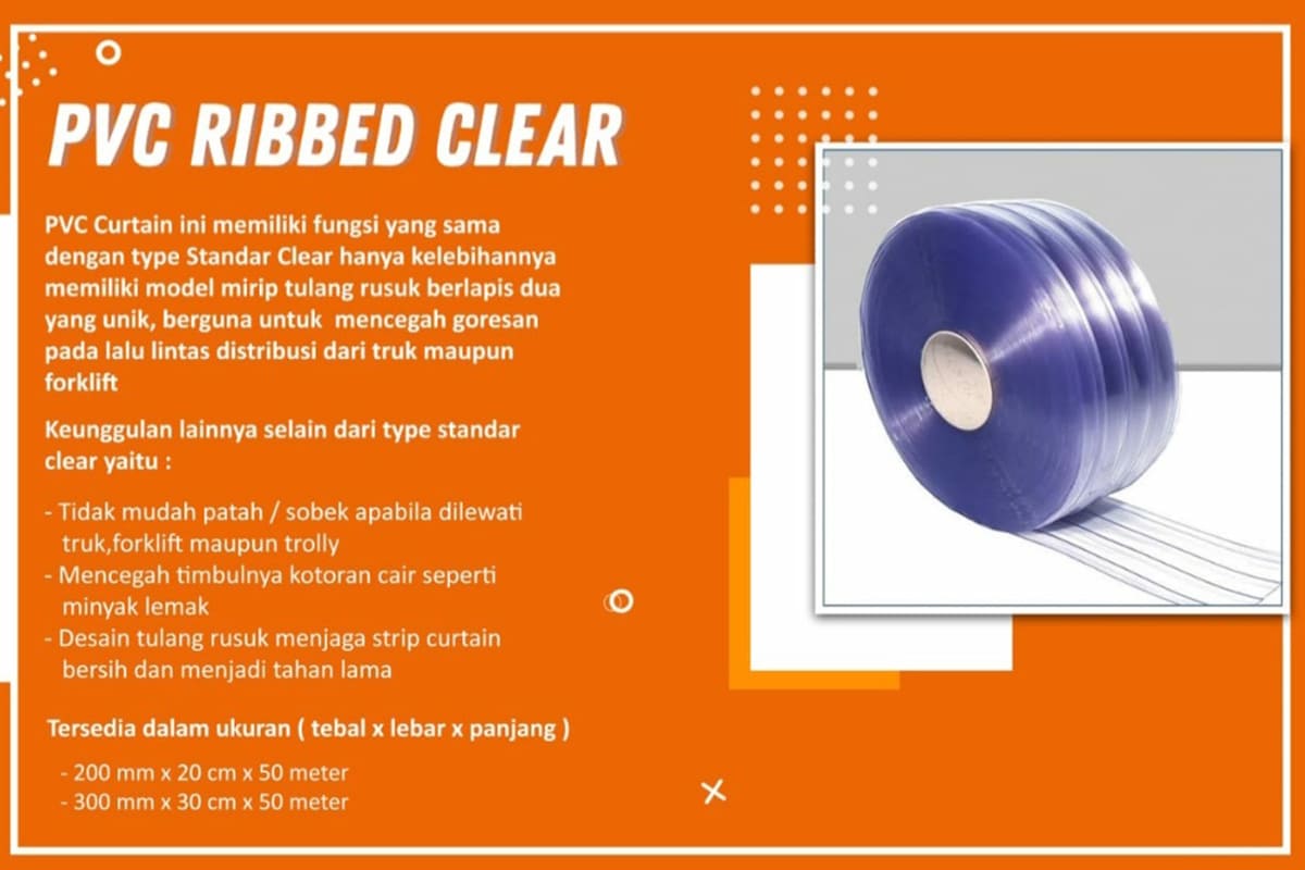 Strip curtain surabaya produk 6